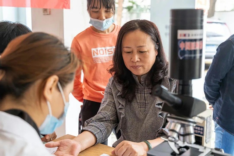 水蛭素、社区公益活动、义诊